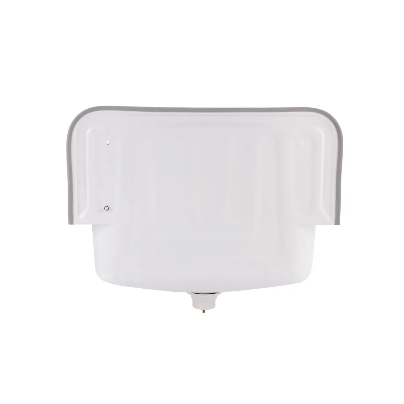 AquaVive – Praxis Eigen Merk Aquavive Wasbak Clean Sink - Staal - Vierkant - Wit - 52,5x35x37,5cm