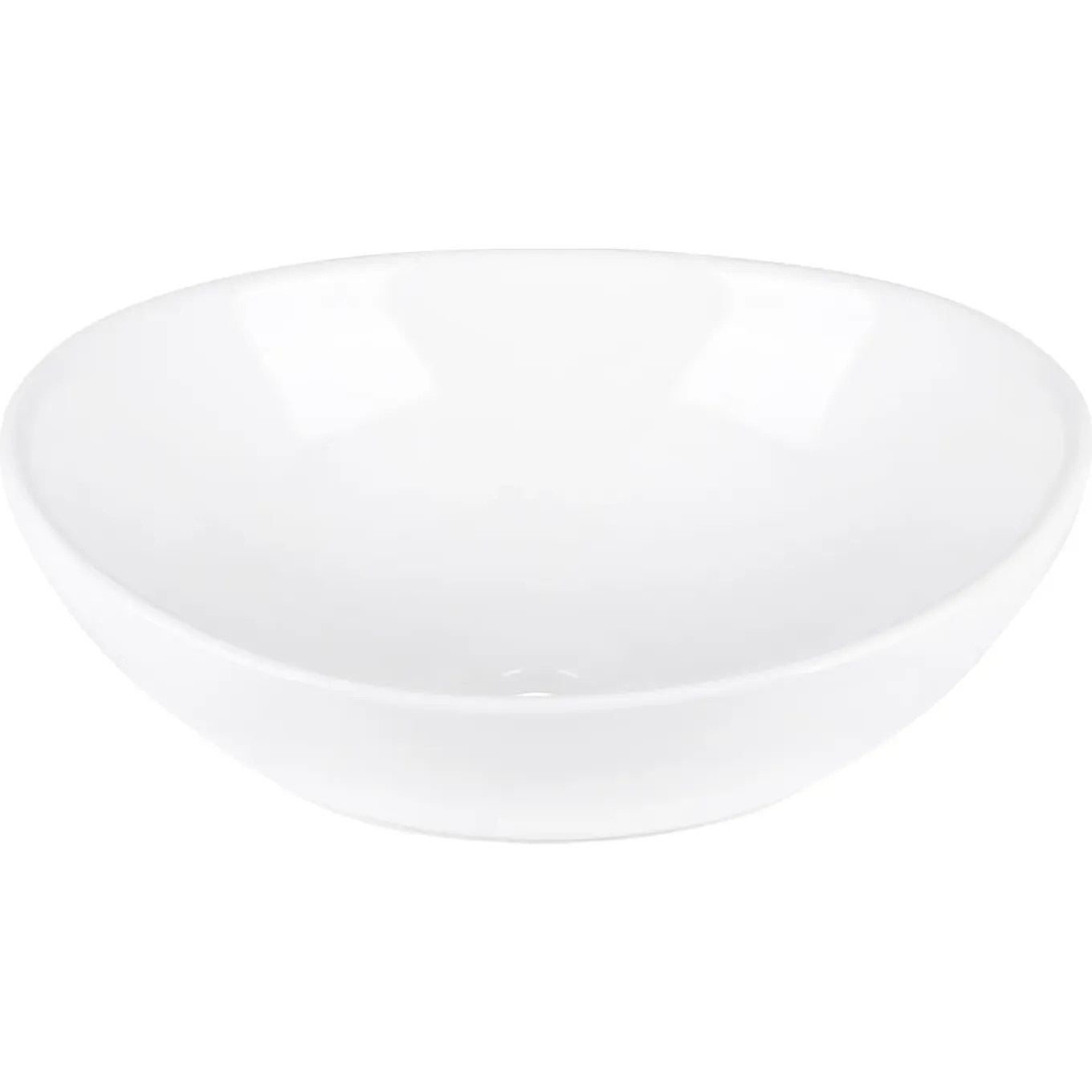 Aquavive Waskom Paglia - Keramiek - Ovaal - Wit - 41x33x15cm