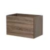 AquaVive – Praxis Eigen Merk Aquavive Wastafelonderkast Savena 47cm - Donker Eiken Houtlook - Met 2 Lades - 47,4x50x79,2cm