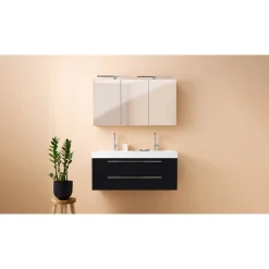 Aquazuro Dubbele Wastafel Arezzo - Composiet - Rechthoekig - Inclusief Kraan - Wit - 40cm