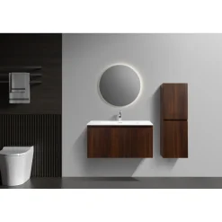 Aquazuro Enkele Wastafel Napoli - Keramiek - Rechthoekig - Mat Wit - 60cm