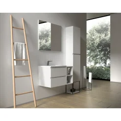 AquaVive – Praxis Eigen Merk Aquazuro Enkele Wastafel Napoli - Rechthoekig - Glanzend - Wit - 50cm