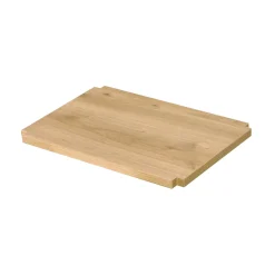 Aquazuro Wastafelblad Napoli - Houtcomposiet - Melamine - Scandinavische Eik - 39,8x28,1cm