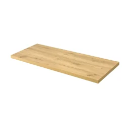 AquaVive – Praxis Eigen Merk Aquazuro Wastafelblad Napoli - Hout - Melamine - Scandinavische Eik - 120x48cm