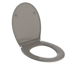 AquaVive – Praxis Eigen Merk Aquazuro WC-bril - Duroplast - Softclose - Verstelbaar - Quick Release - Grijs