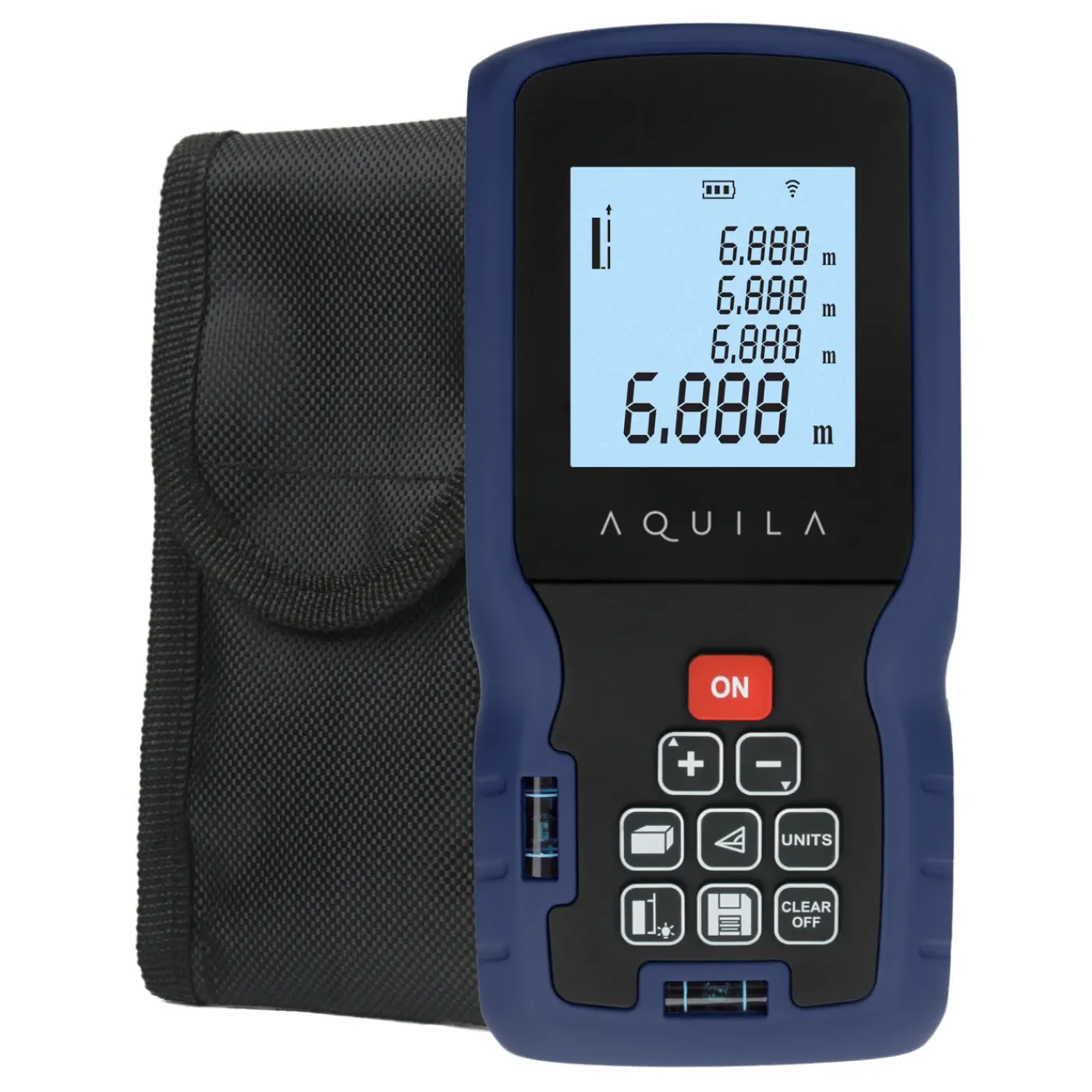 Aquila Laser Afstandsmeter Digitaal Tot 60 Meter - Lasermeter & Afstandsmeters Met 2x Waterpas
