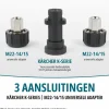 Aquila - Rioolslang & Rioolrat 15m - Geschikt voor Kärcher K2 t/m K7