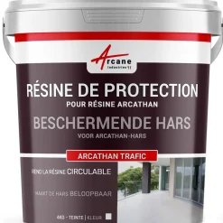 Arcane Industries - Beloopbare Afwerkingshars Arcathan Trafic Nabijbeige Dichtbij Ral 1001 - 4 Kg