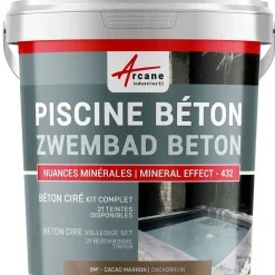 ARCANE INDUSTRIES - Betonlook Zwembad Kit Eendblauwgrijs - 8 M²