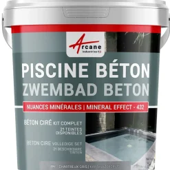 ARCANE INDUSTRIES - Betonlook Zwembad Kit Ivoorcrème - 16 M²