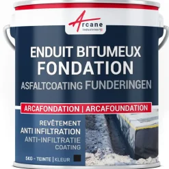 Arcane Industries - Bitumineuze Coating Voor Funderingen Arcafoundation Zwart - 5 Kg