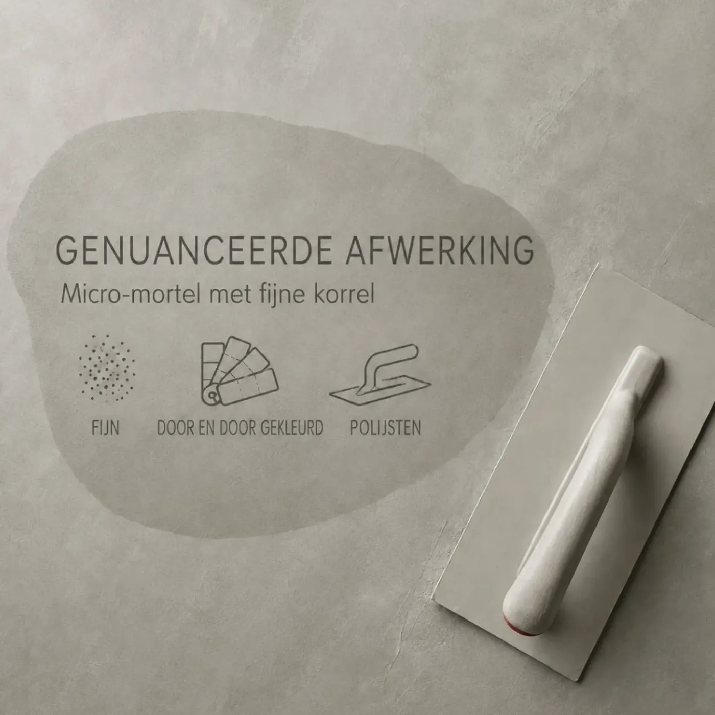 ARCANE INDUSTRIES - Gepolijst Beton Muren Kit - 2 M² Linbeige