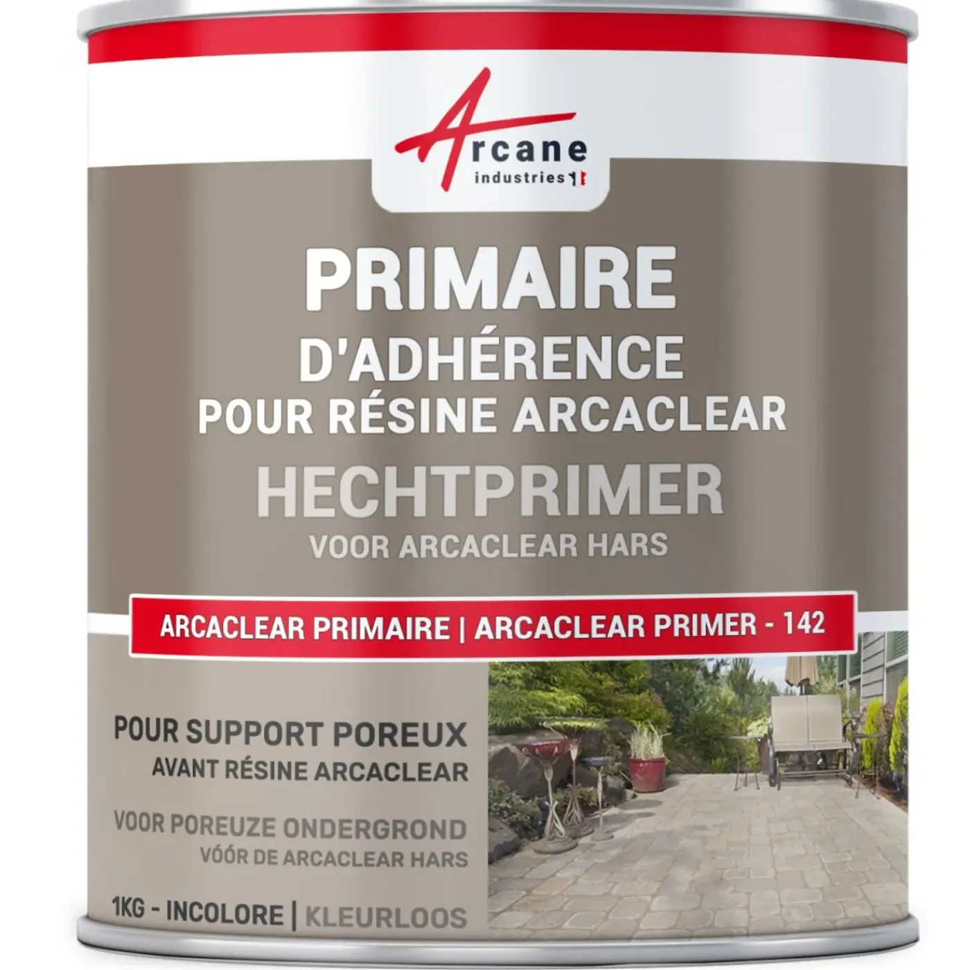 ARCANE INDUSTRIES - Hechtprimer Voor Poreuze Ondergronden Voorafgaand Aan Afdichtingshars - 1 Kg