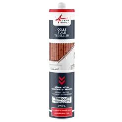 Arcane Industries - Hybride Polyurethaan Kit-lijm Voor Dakpannen Terracotta - 290 Ml X 1