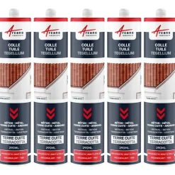 ARCANE INDUSTRIES - Hybride Polyurethaan Kit-lijm Voor Dakpannen Wit - 290 Ml X 12