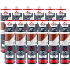 ARCANE INDUSTRIES - Hybride Polyurethaan Kit-lijm Voor Dakpannen Terracotta - 290 Ml X 12