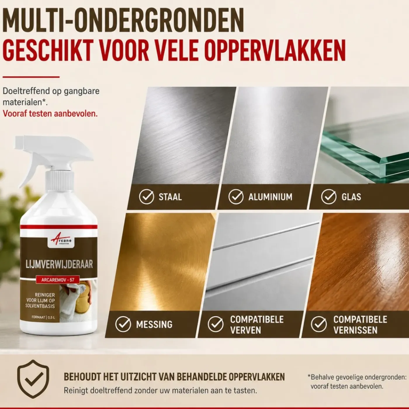 ARCANE INDUSTRIES - Oplosmiddel Voor Het Verwijderen Van Lijm En Kit - Lijmverwijderaar - 20 L