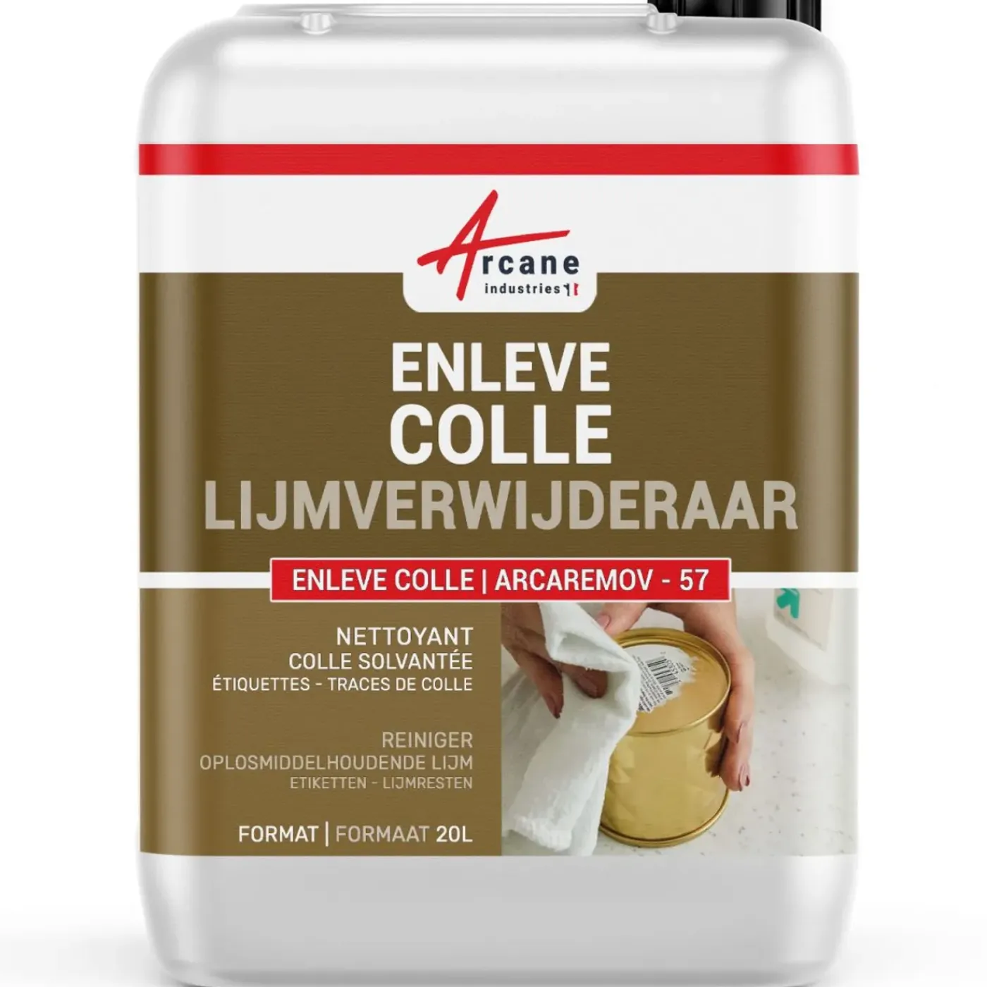 ARCANE INDUSTRIES - Oplosmiddel Voor Het Verwijderen Van Lijm En Kit - Lijmverwijderaar - 20 L