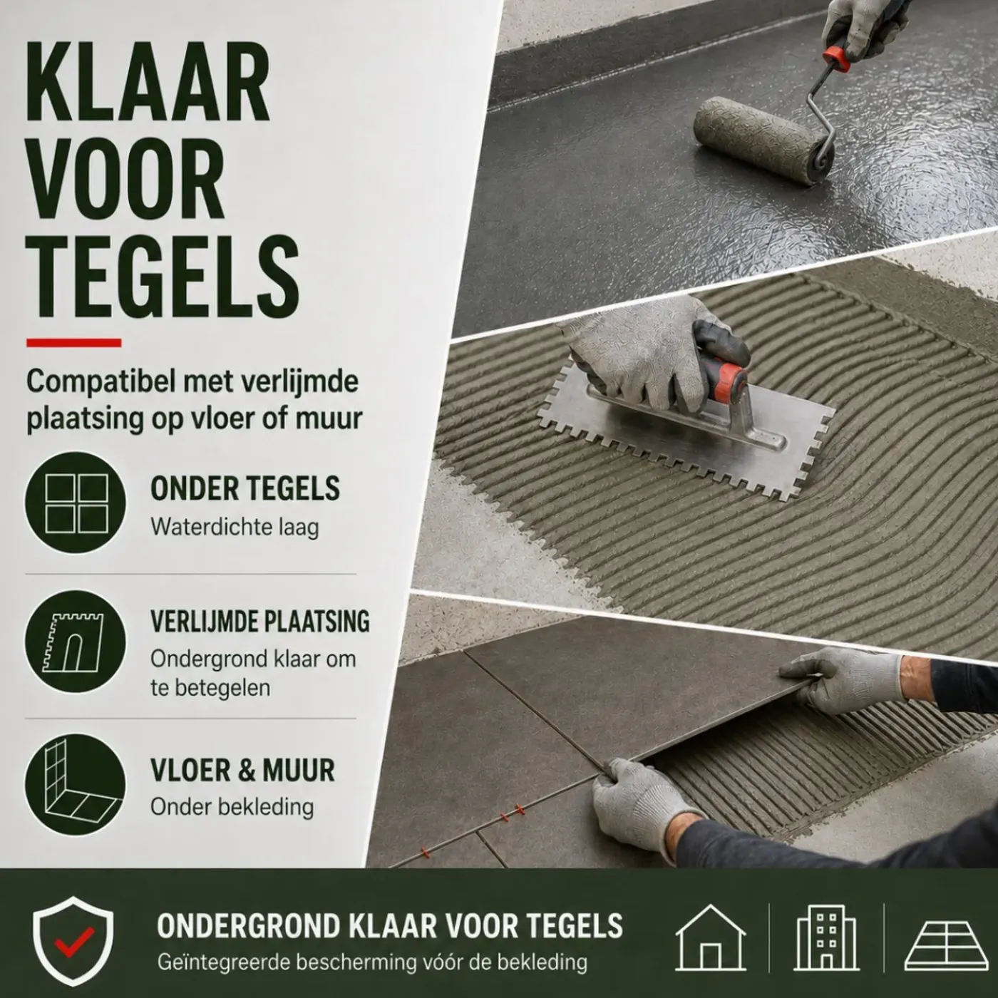 ARCANE INDUSTRIES - Pleister Onder Tegels Arcacim S2 Wit - 20 Kg