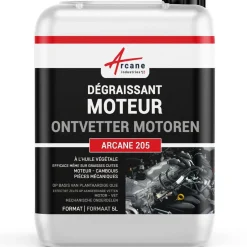 ARCANE INDUSTRIES - Professionele Motorontvetter Voor Vuil En Mechanische Onderdelen - 5 L