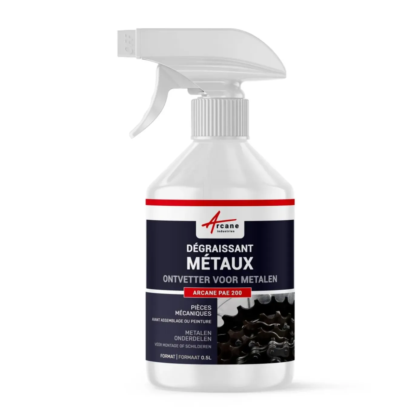 Arcane Industries - Reiniger Ontvetter Voor Alle Metalen - 0,5 L