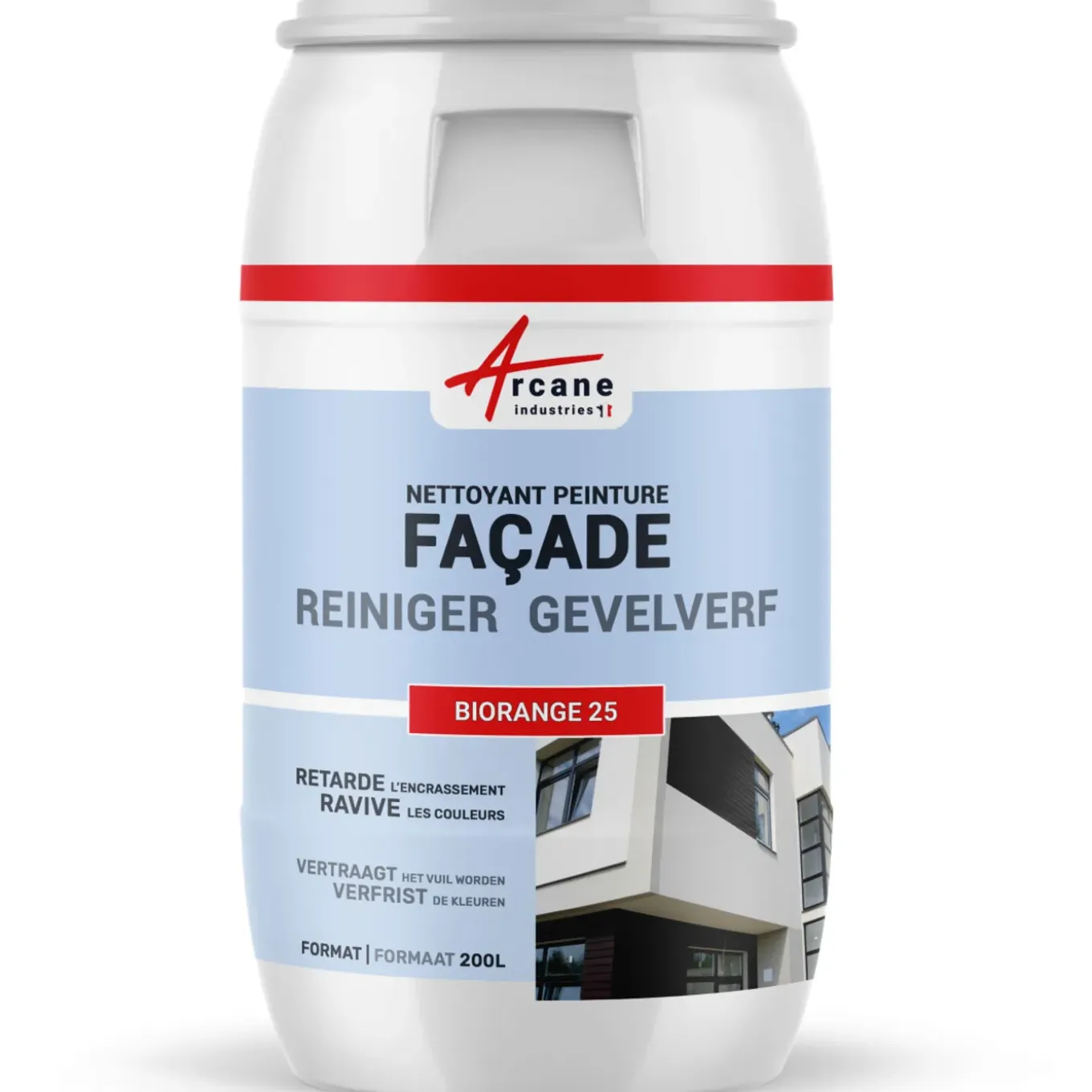 Arcane Industries - Reiniger Renovator Pleisterwerk Gevel - Gevelrenovator - 200 L