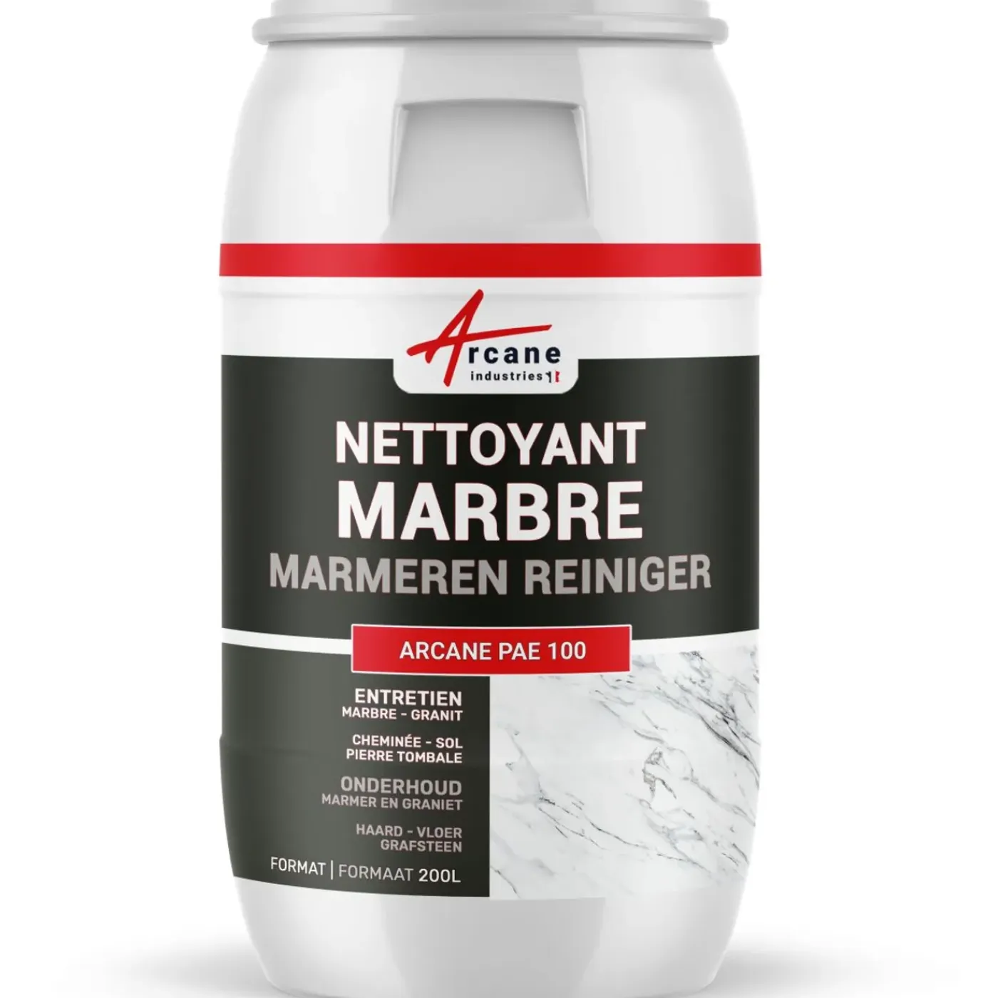 ARCANE INDUSTRIES - Reiniger Renovatie Graniet Steen Schouw - 200 L