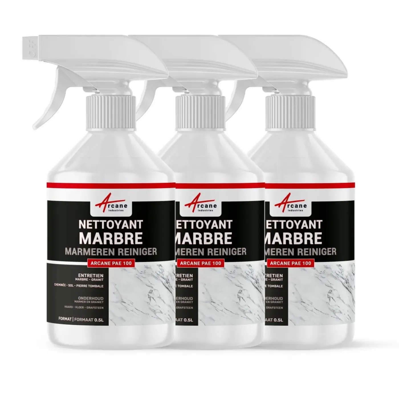 ARCANE INDUSTRIES - Reiniger Renovatie Graniet Steen Schouw - 1,5 L 3 X 0,5 L