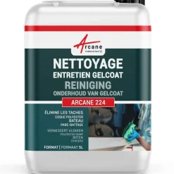 ARCANE INDUSTRIES - Reiniger Voor Polyester Rompen, Dek, Gel Coat, Stootrubber - 5 L