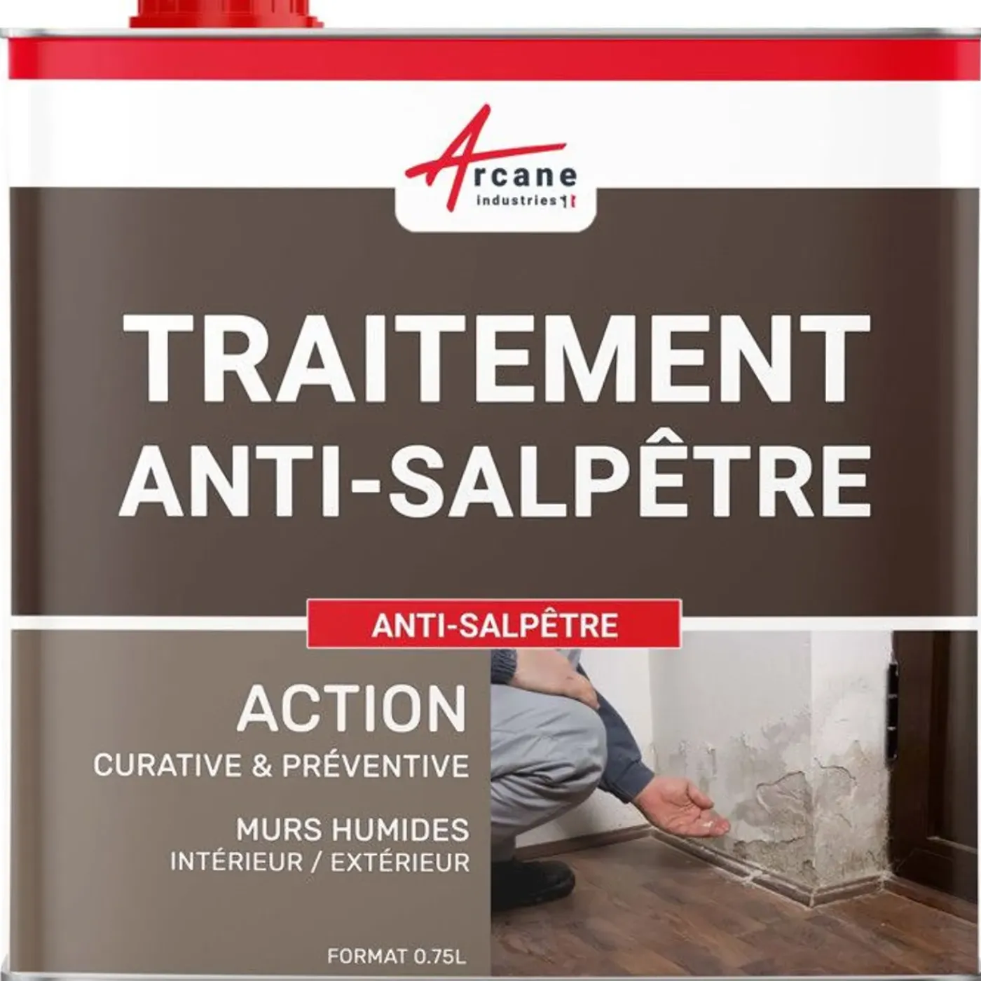ARCANE INDUSTRIES Salpeterbehandeling Antisalpeter Vochtige Muren Waterafstotend Anti