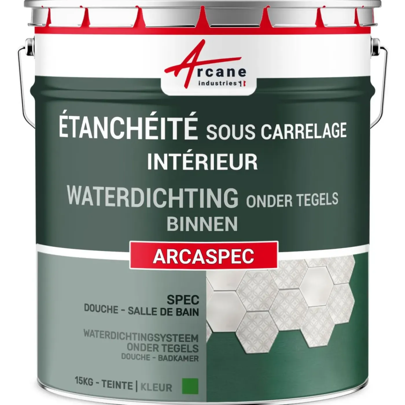 ARCANE INDUSTRIES - Spec Waterdichting Tegels, Douche En Badkamer - 15 Kg