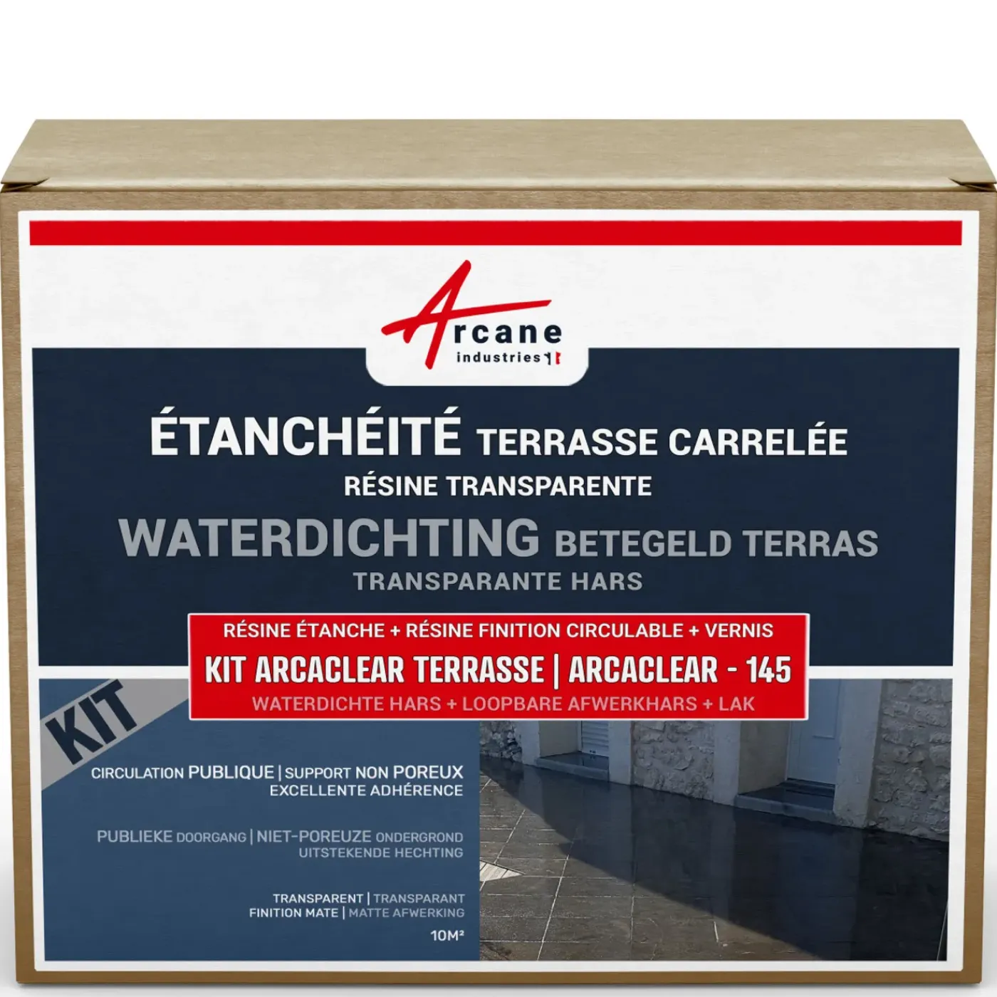 ARCANE INDUSTRIES - Terras Waterdicht Maken Matte Afwerking -
