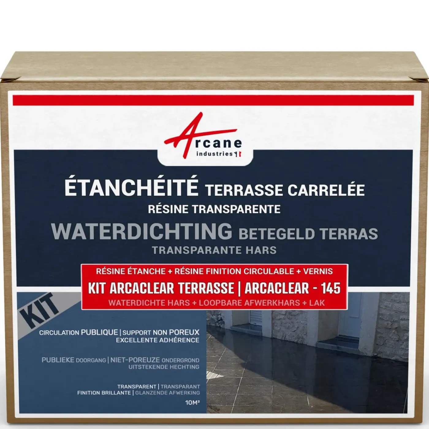 ARCANE INDUSTRIES - Terras Waterdicht Maken Glanzende Afwerking -