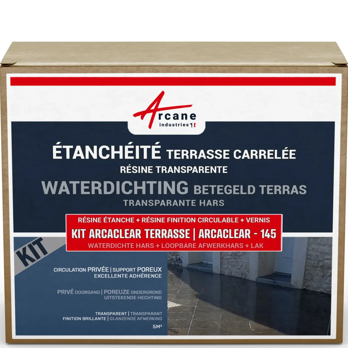 ARCANE INDUSTRIES - Terras Waterdicht Maken Glanzende Afwerking -