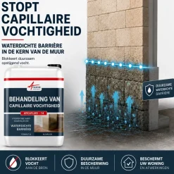 ARCANE INDUSTRIES - Waterdichte Barrière, Injectieproduct Voor Vochtige Muren Arcafluid - 14 - 20 L
