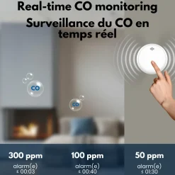 Aroha Safety Pro Combimelder Sleep Line - Rookmelder & Co Melder Zonder Led - 10 Jaar Batterij