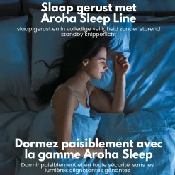Aroha Safety Pro Mini Rookmelder Sleep Line - 10 Jaar Batterij - Brandmelder Zonder Led - 1 Stuks