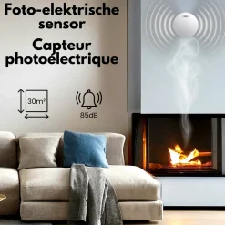 Aroha Safety Pro Rookmelders En Combimelder - Brandpreventieset - 10 Jaar Batterij - 4 Set
