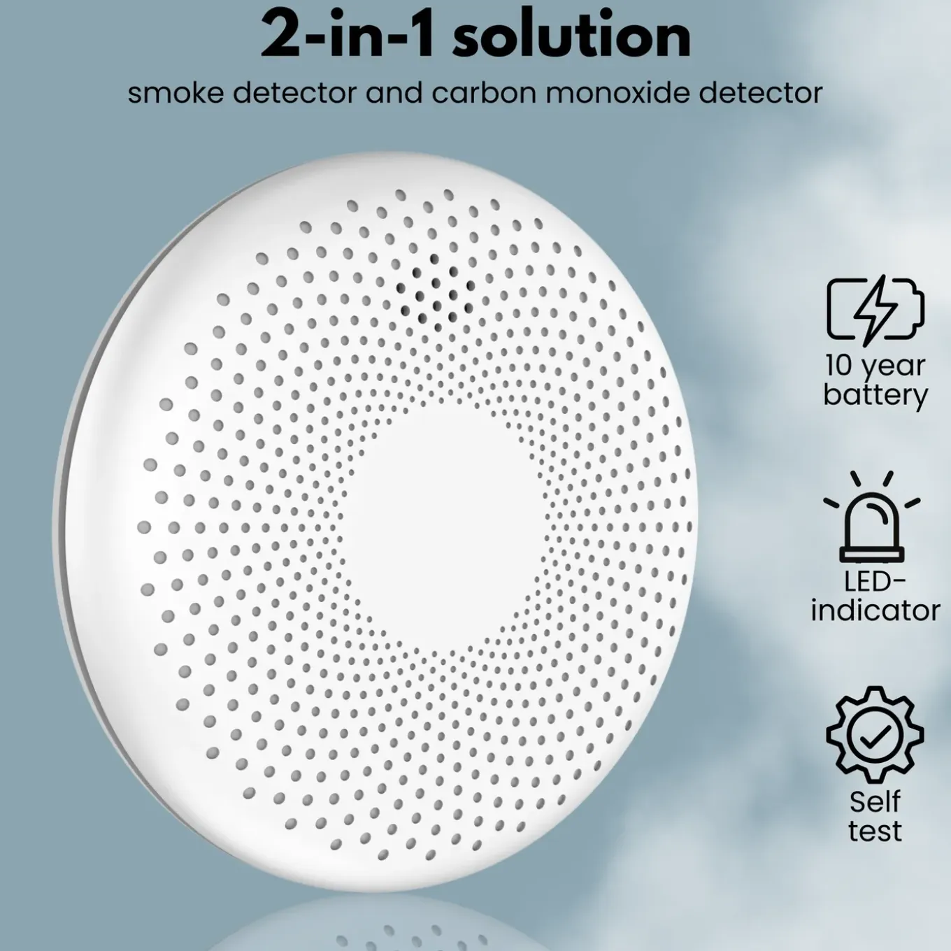 Aroha Smart Connect & Link Rookmelders & Combimelder - Koppelbare Brandpreventieset Wifi - 4 Set