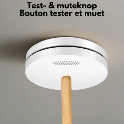 Aroha Smart Connect & Link Rookmelder Wifi - 10 Jaar Batterij - Koppelbare Brandmelder - 1 Stuks