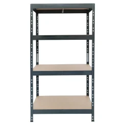 AR Shelving Stellingkast GARAGE- Rivet M - 180x90x45cm - Draagkracht 300kg - Antraciet