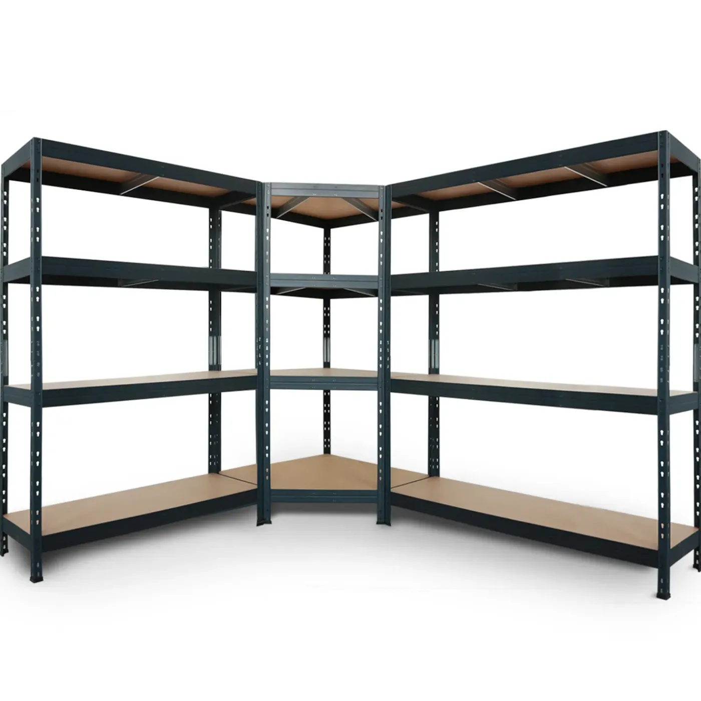AR Shelving Stellingkast GARAGE - Rivet L - 180x120x45cm - Draagkracht 250kg - Antraciet
