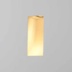 Artdelight Wandlamp Gips Trimless Stuc Rechthoek Wit