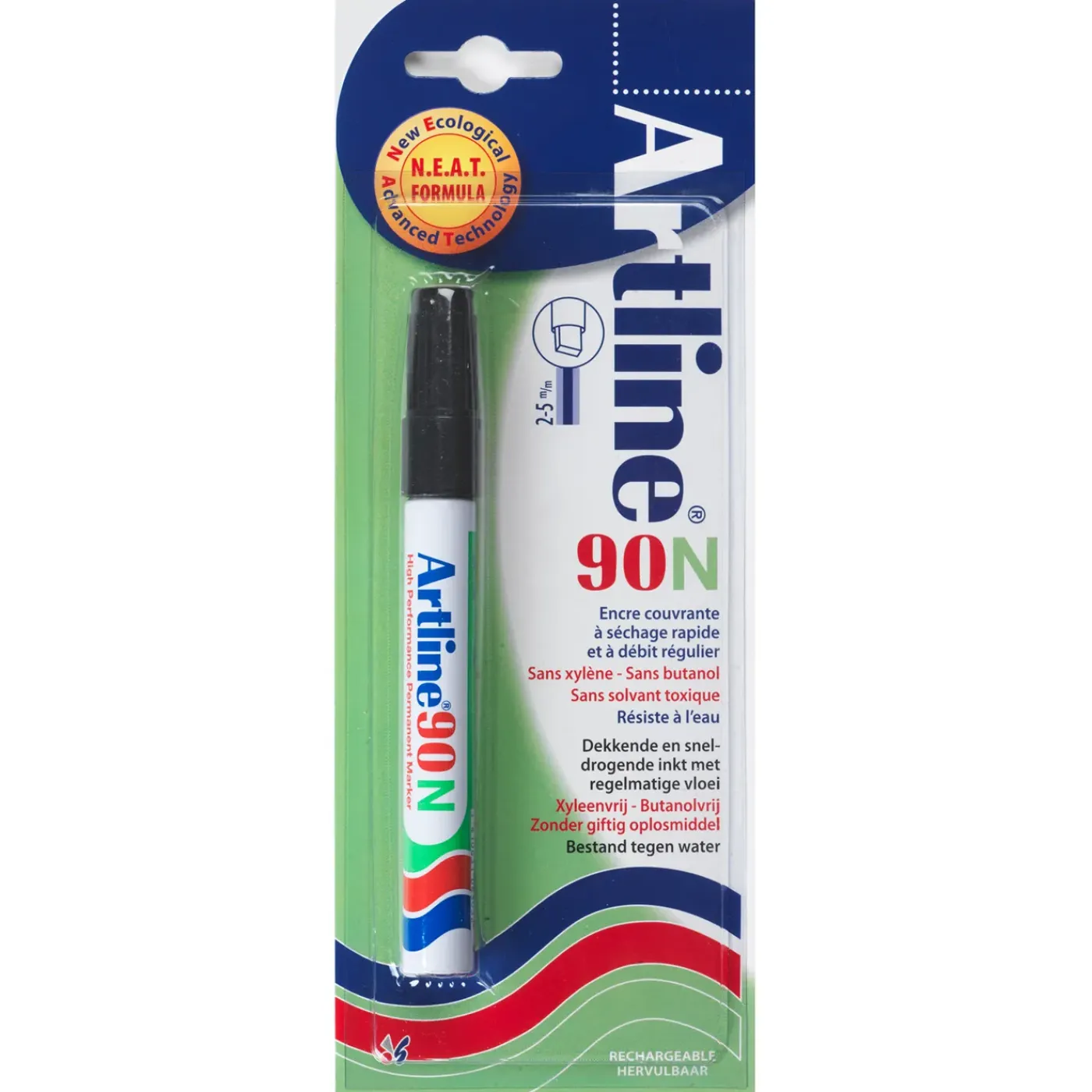 Artline - Marker - Neat 90 - Permanent Zwart 2,0-5,0m