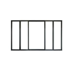 Atelier Binnenschuifraam - Aluminium - Helder Gehard Glas - 108x183,2cm