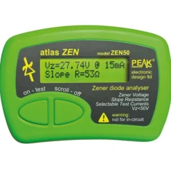 Atlas Zen - Zener Diode Analyzer (0 - 50 V)