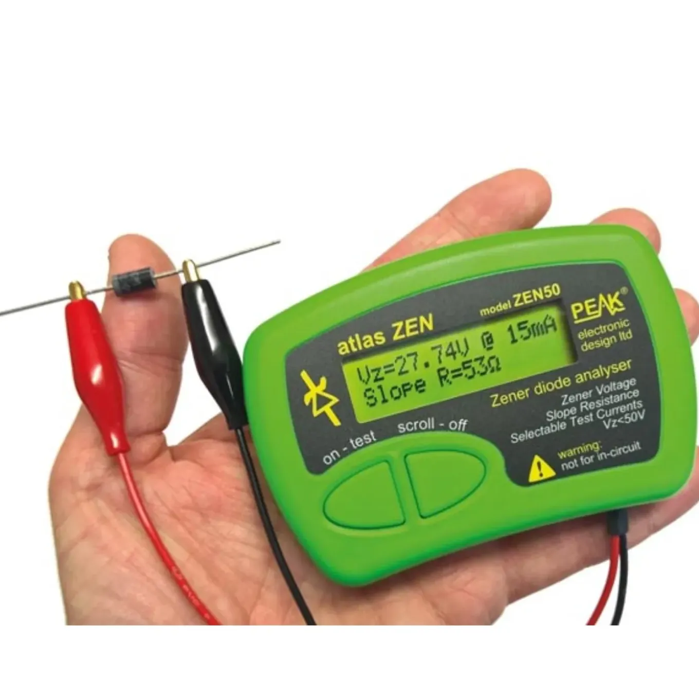 Atlas Zen - Zener Diode Analyzer (0 - 50 V)