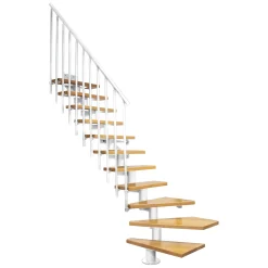 Atrium Modulaire Trap – Dixi Plus Vertical – 13 Treden – Eiken – RAL 9003