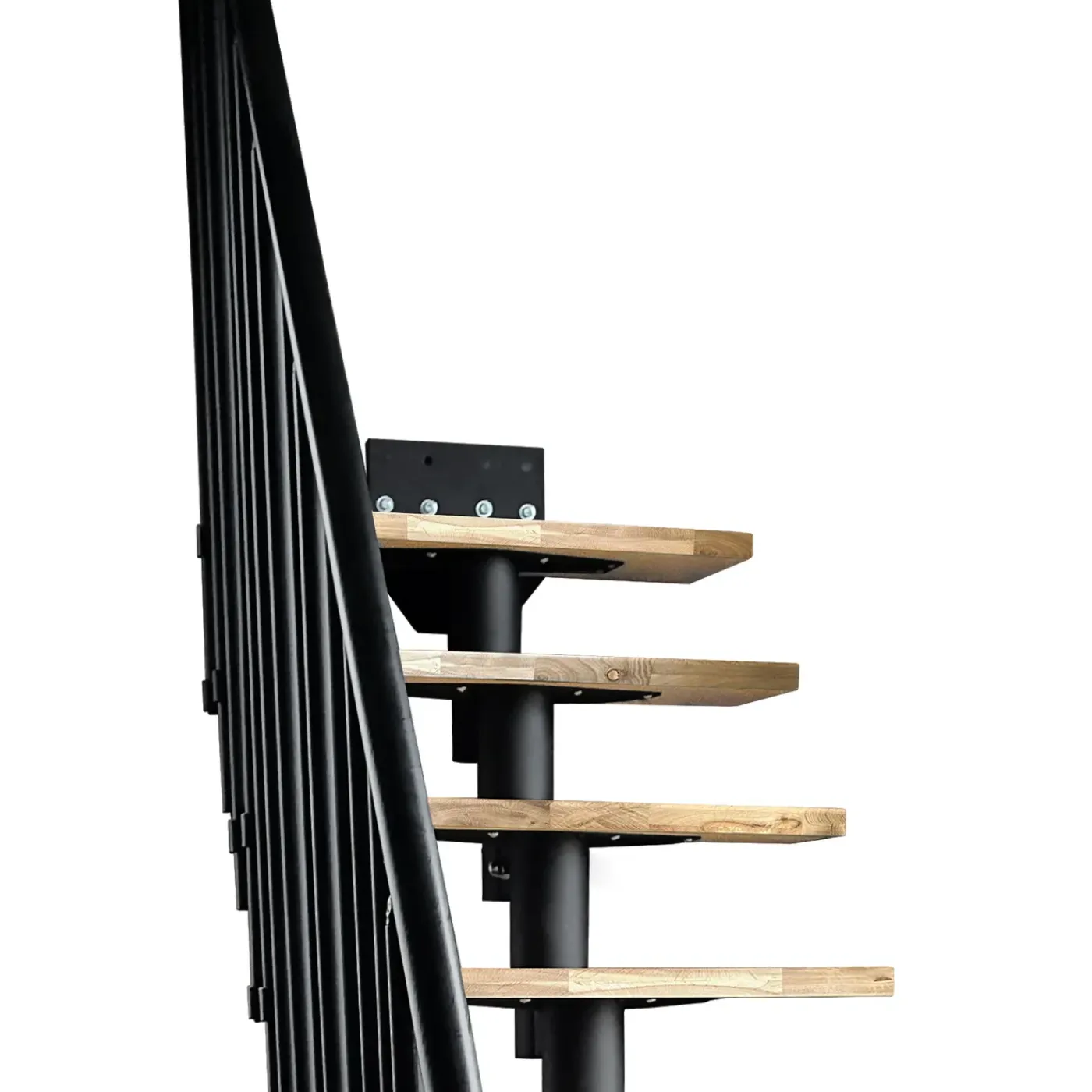 ATRIUM Modulaire Trap – Dixi Vertical 70 – 12 Treden – Eiken – Ral 9005
