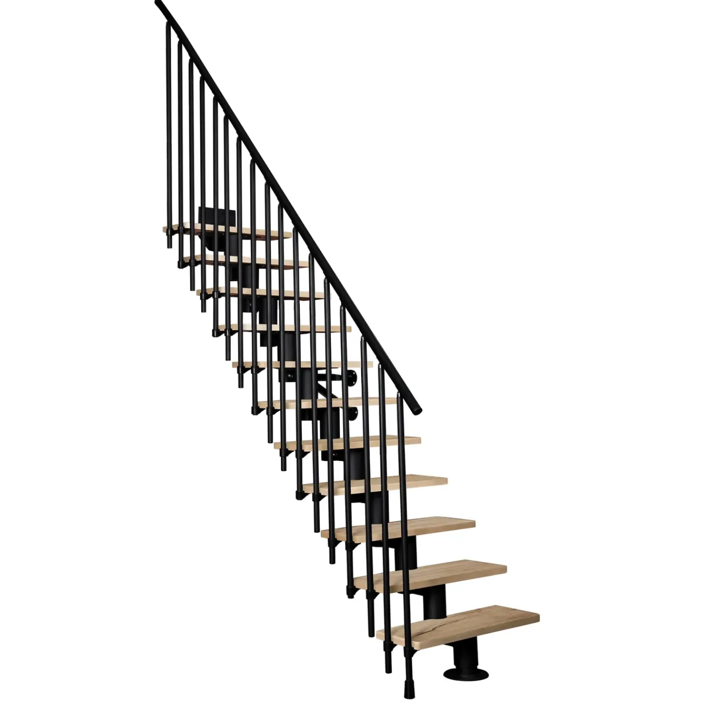 ATRIUM Modulaire Trap – Dixi Vertical 70 – 12 Treden – Eiken – Ral 9005